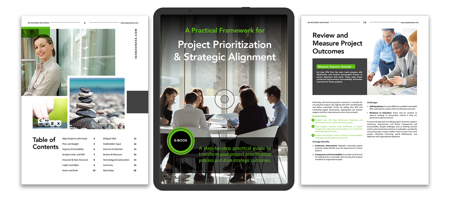 Master Project Prioritization ebook sample pages